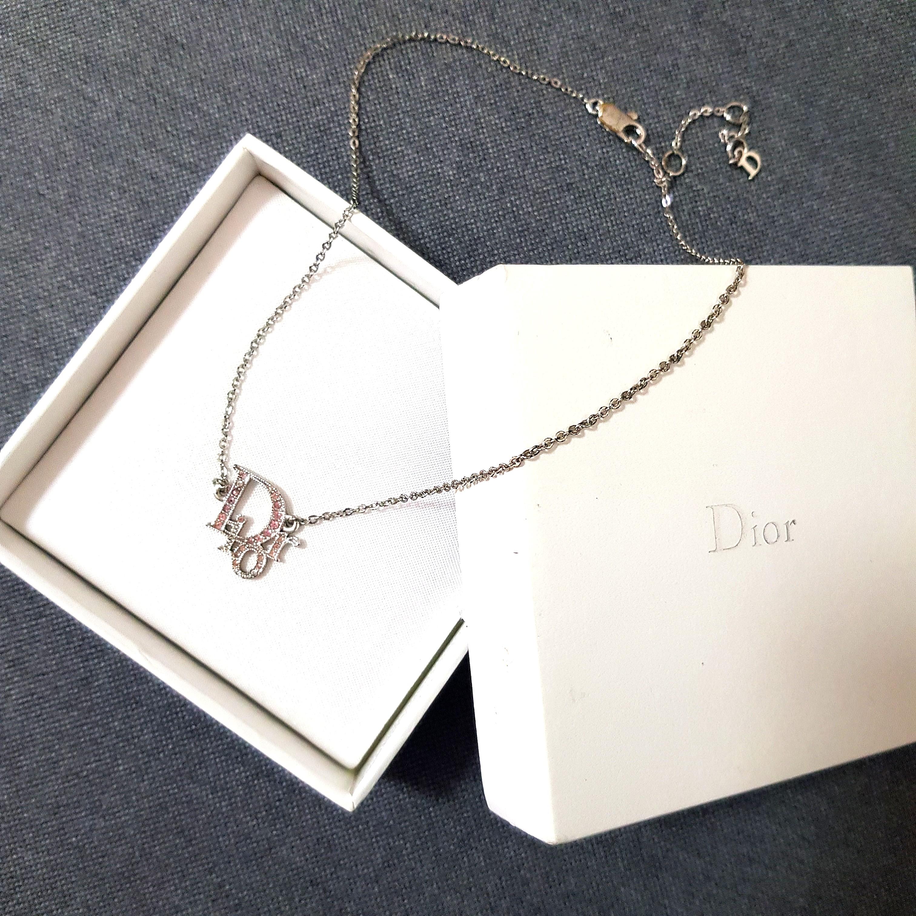 Dior oblique pendant necklace price clearance