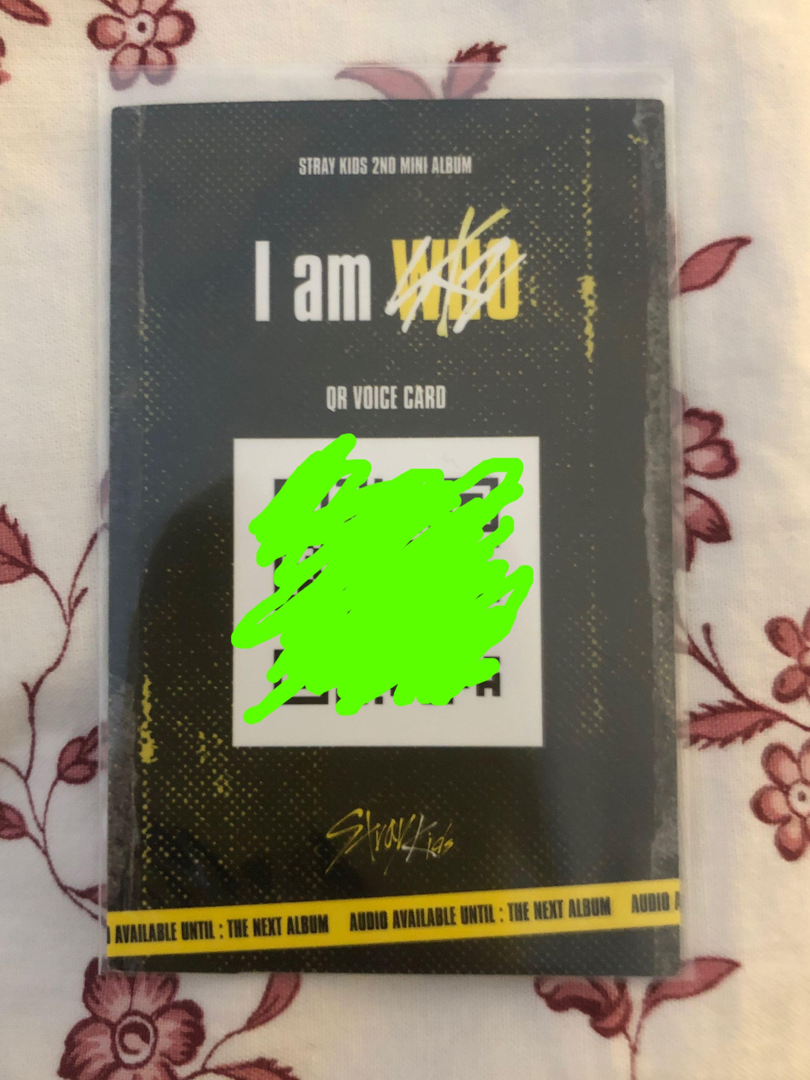 WTT Stray Kids: I.N I am Who black border photocard, Hobbies