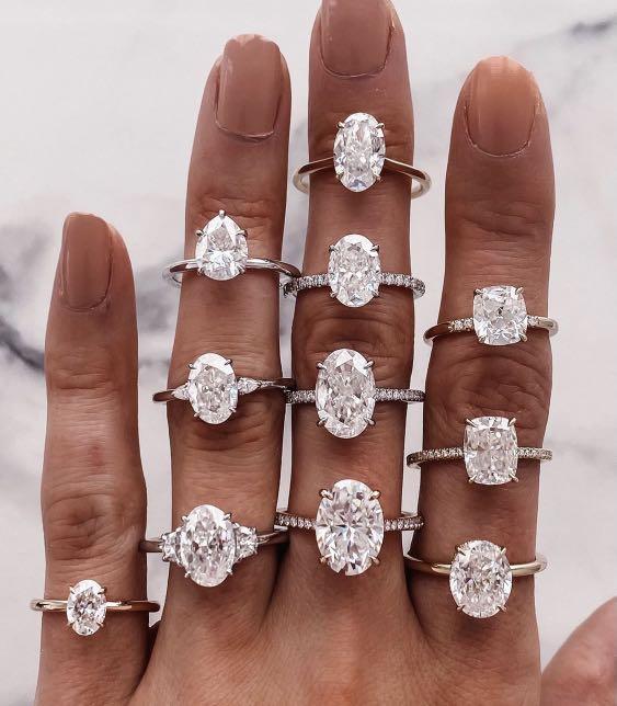 Zen sales moissanite rings