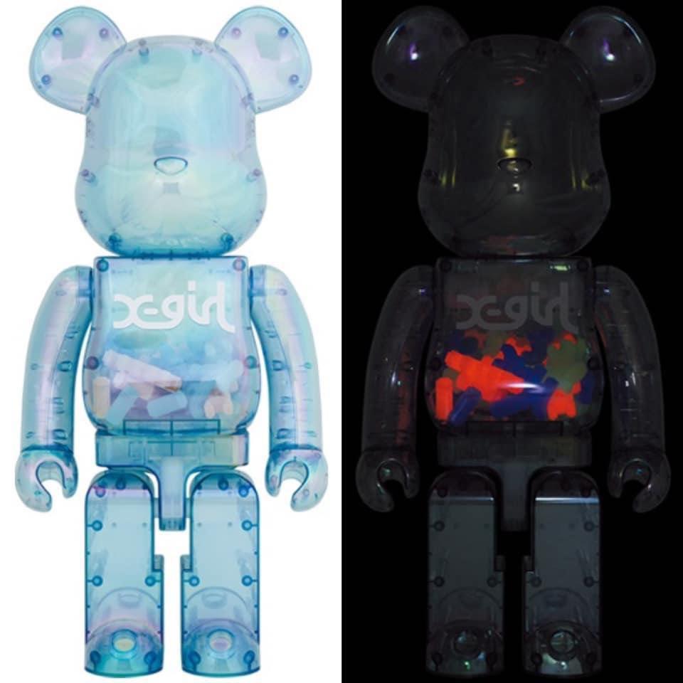 MEDICOM TOY BE@RBRICK - X-girl 2021 Clear Blue 1000% 》, 興趣及