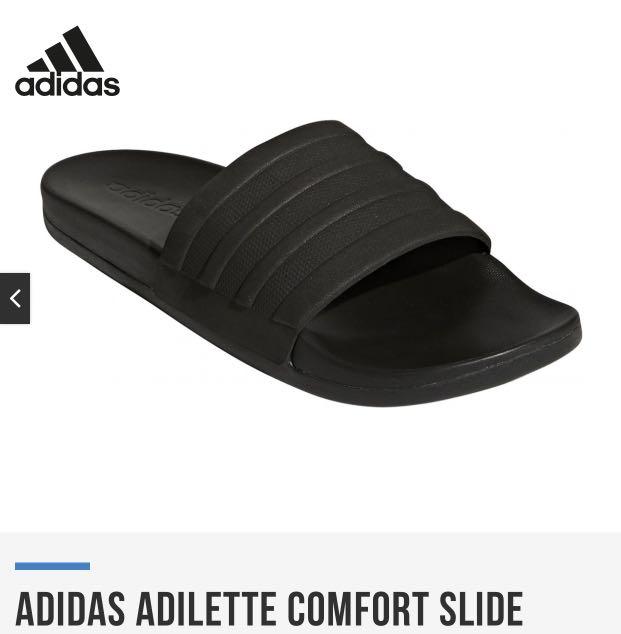 ADIDAS Adilette Comfort Slides, Men's Fashion, Footwear, Flipflops and  Slides on Carousell