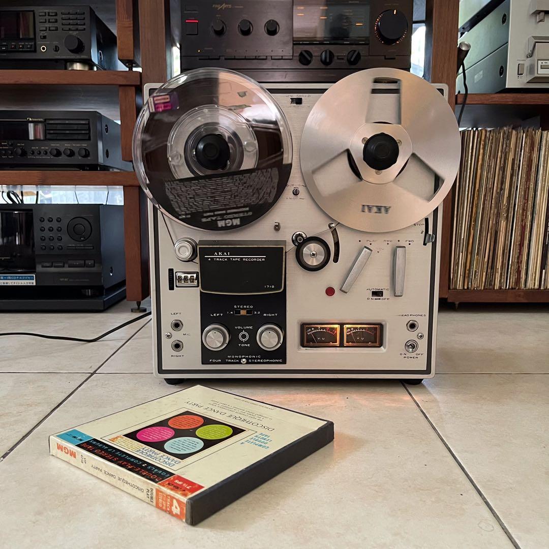 AKAI 1710 REEL TO REEL DECK 4 TRACK TAPE RECORDER, Audio, Portable Music  Players on Carousell