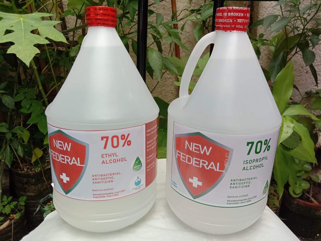 Alcohol ETHYL and ISOPROPYL ALCOHOL (Category: Sanitizers & Disinfectants) located in Manila. Submitted by loveforlabels (Listing ID 1094940839, Image 1). Description: Alcohol ETYHL and ISOPROPYl in Gallon.FDA Approved. Reseller, bulk orders, distributors are welcome Globe:0966-8727698 Smart: 0907-7108622.