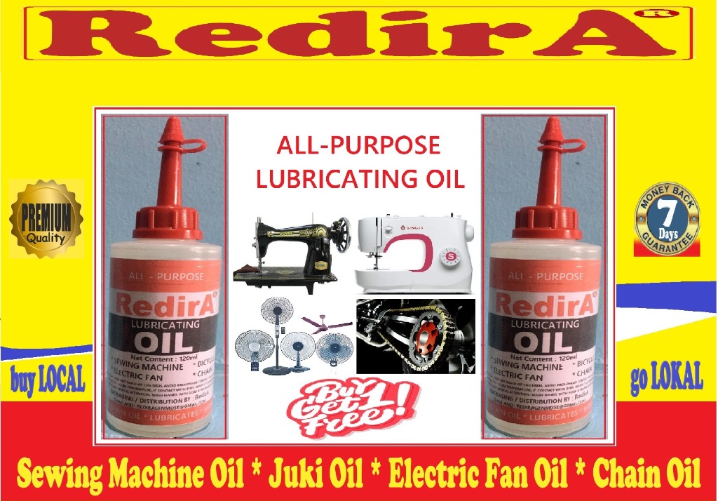 All Purpose Lubricating Oil 120mL (Singer Oil, Juki Oil, Electric Fan