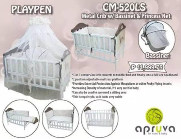 Apruva metal crib 2025