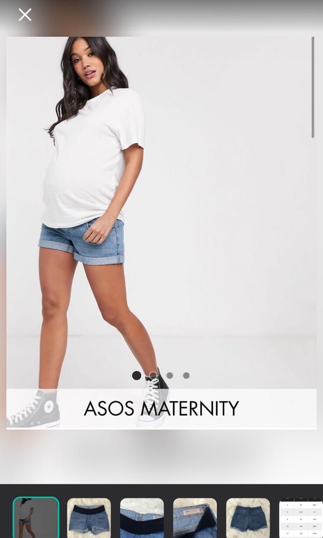 ASOS maternity denim shorts, Women's 