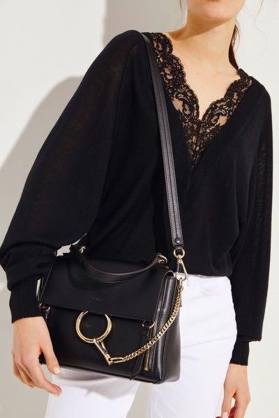 Chloe faye bag small black outlet
