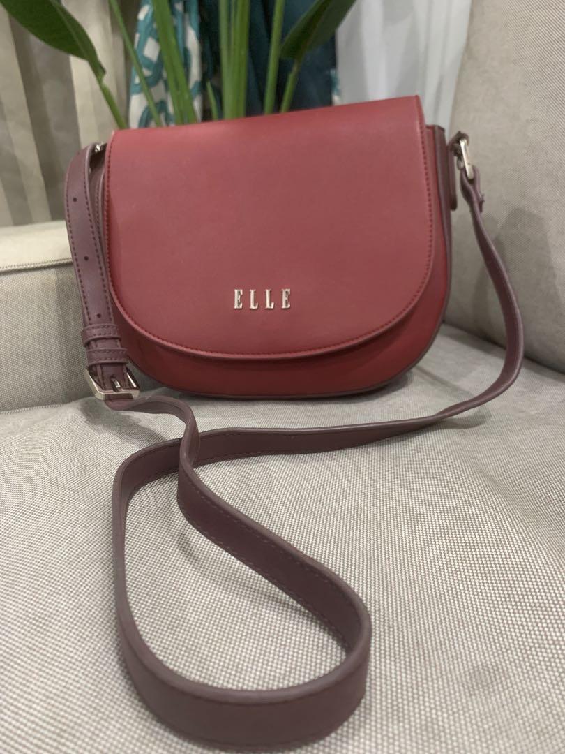 Authentic Elle Sling Bag Women s Fashion Bags Wallets Tote
