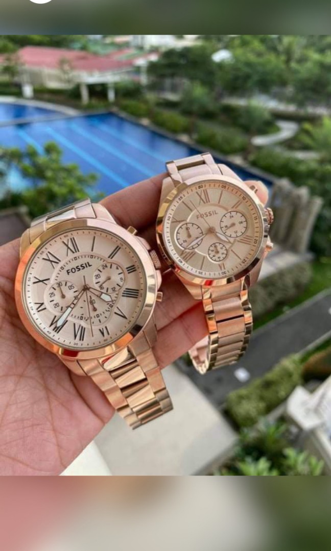 Authentic Fossil Watch COUPLE