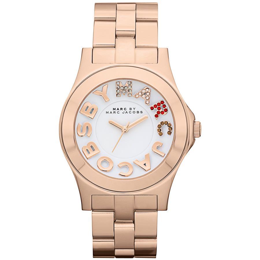 Marc jacobs watch women's rose gold online