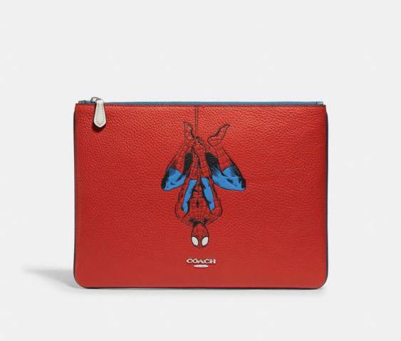 AUTHENTIC][WARRANTY] Coach x Marvel Spider-Man Limited Edition Clutch  Bag/Pouch/Wallet Unisex, Men's Fashion, Watches & Accessories, Wallets &  Card Holders on Carousell