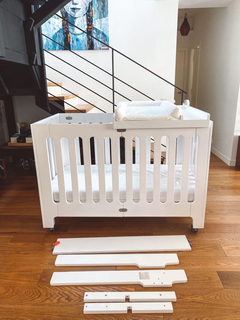 Bloom Alma Max Crib toddler rail mattress sheets custom