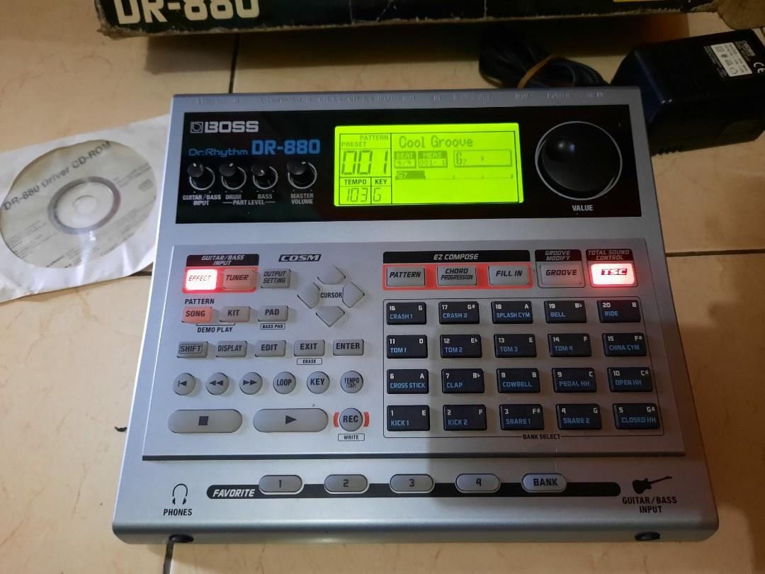 BOSS DR-880 DR.Rhythm Drum machine musical instrumen, Musik