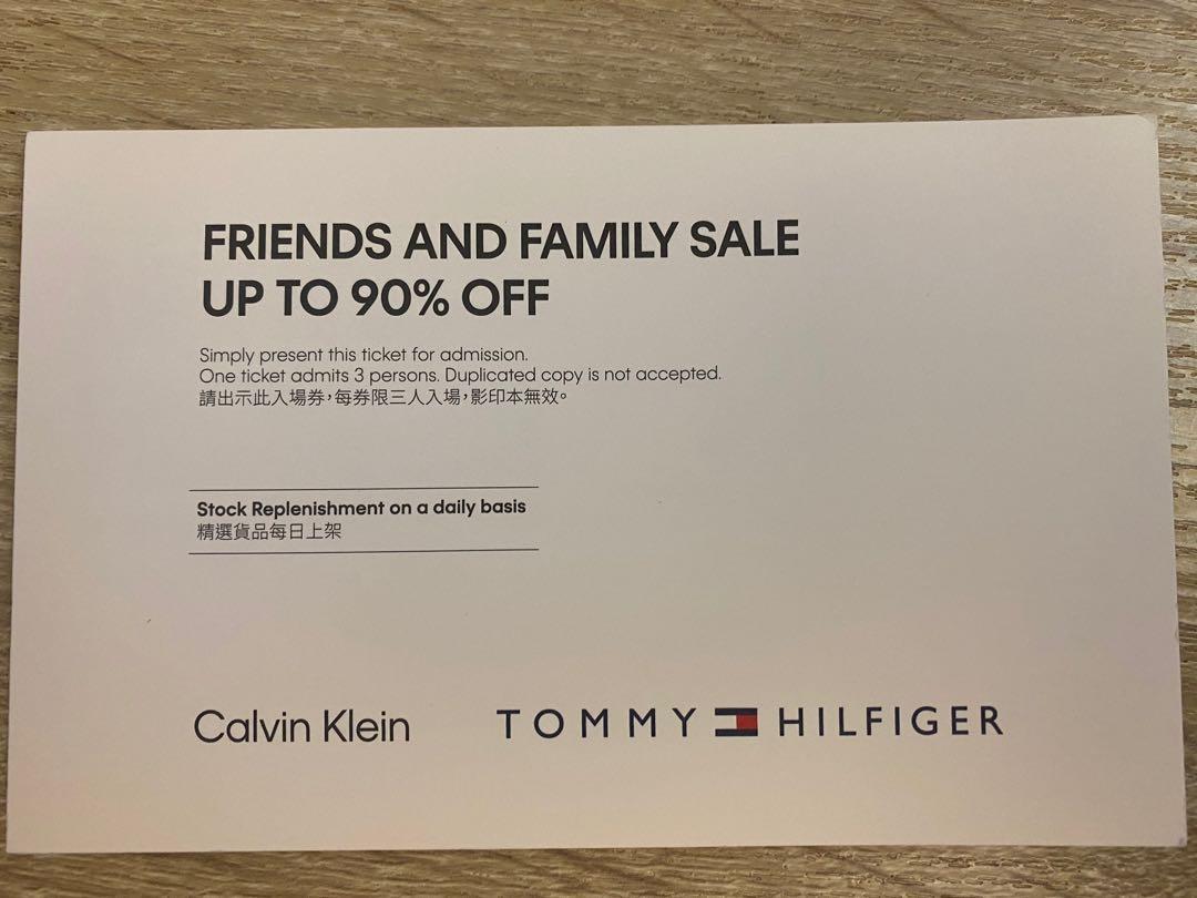 Tommy hilfiger friends and family outlet coupon