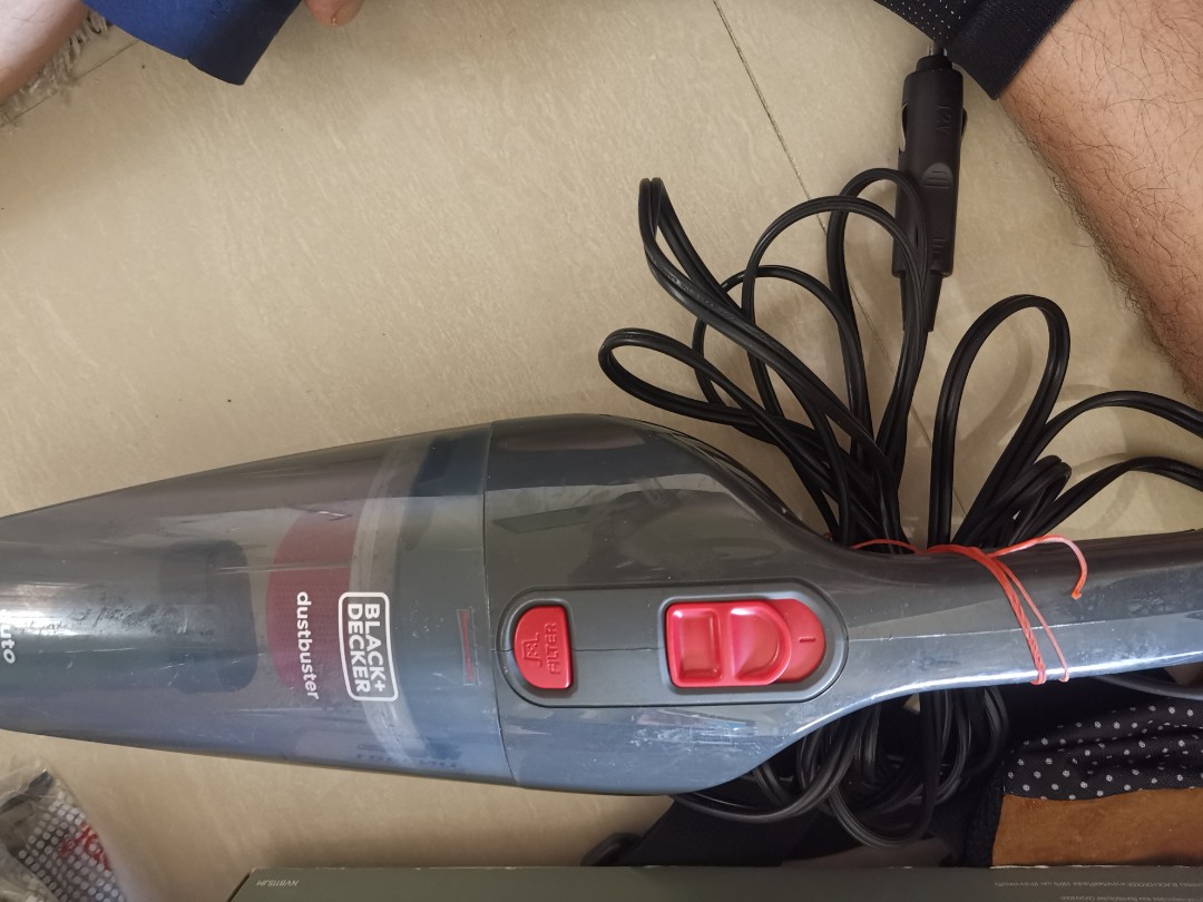 Car Vacuum Cleaner Black+ Decker, TV  Home Appliances, Vacuum Cleaner   Housekeeping on Carousell