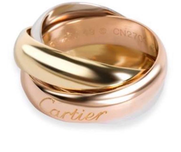 Cartier tri color ring, Women's Fashion 