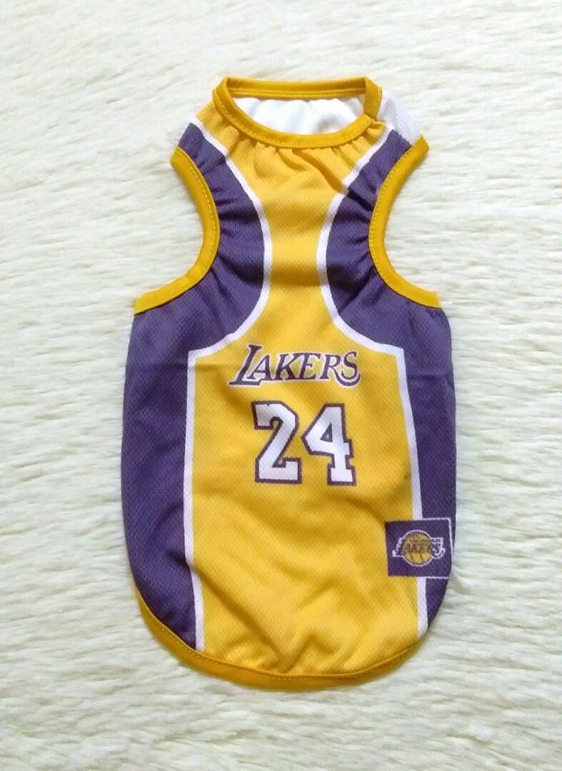 Puppy cheap lakers jersey
