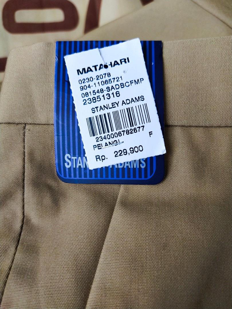 Celana Stanley Adams Coklat Waist 28 to 30