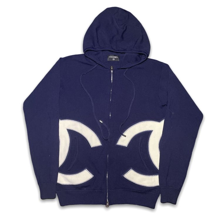 Chanel logo sales hoodie