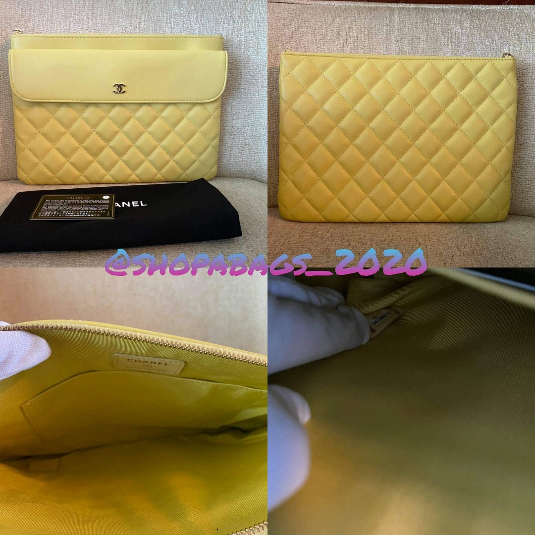 Chanel Clutch Large 24xxx series, Luxury, Bags & Wallets on Carousell