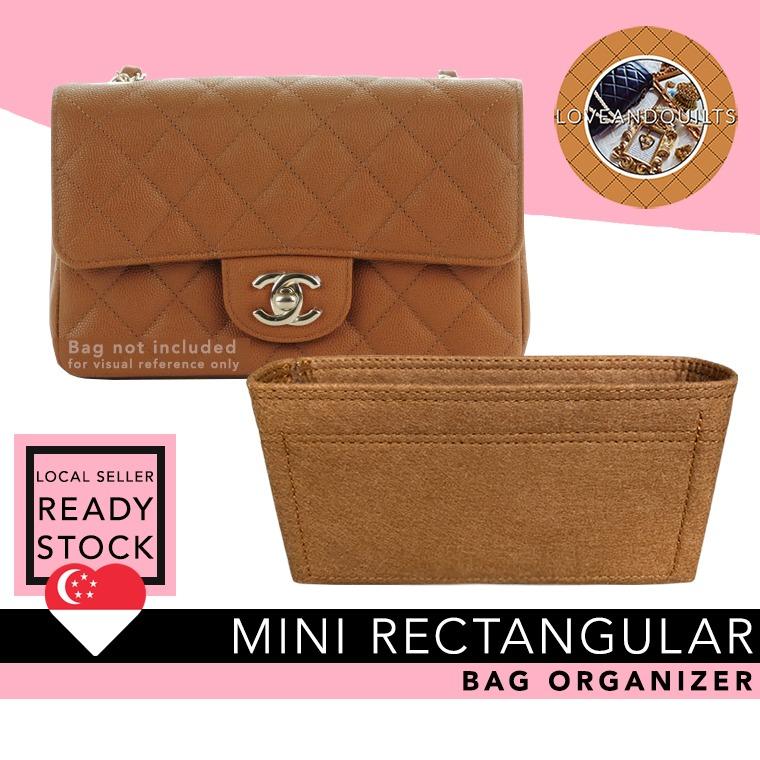 Chanel Mini Rectangular Bag Organizer Insert Shaper