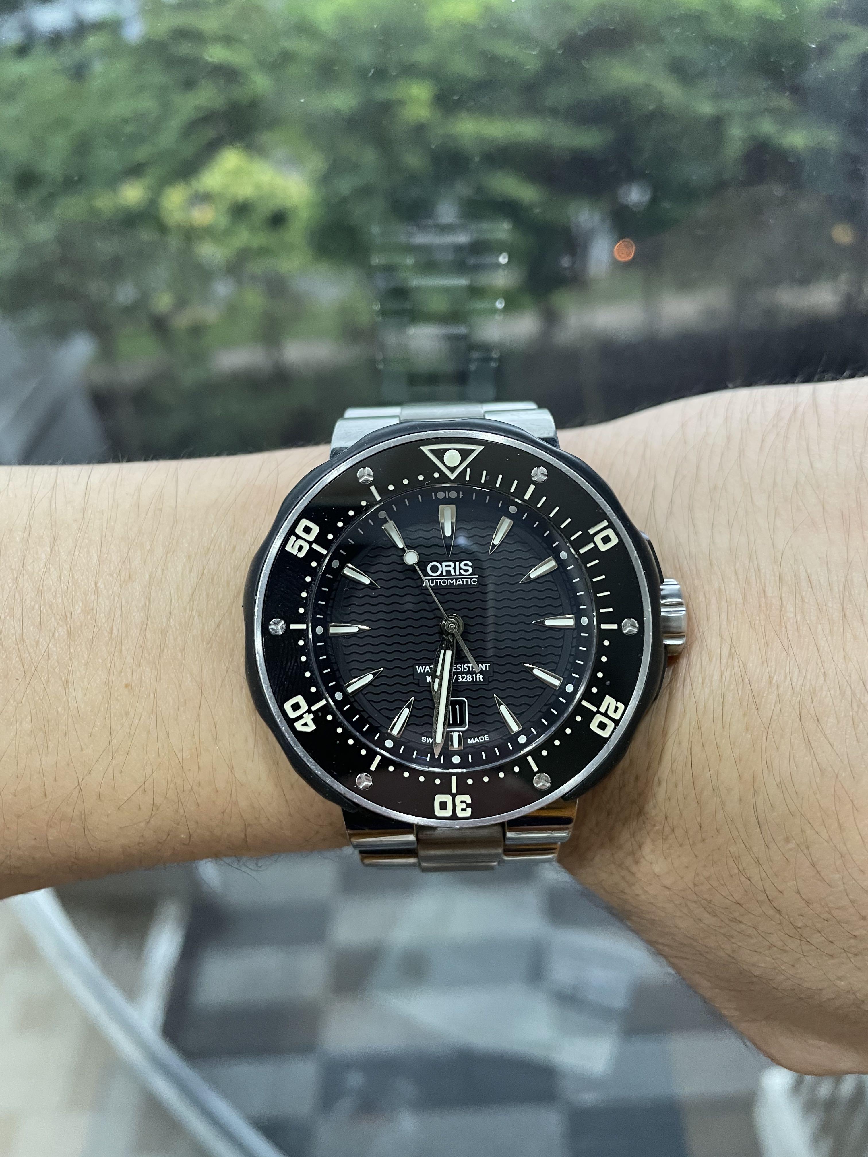 CHEAPEST Discontinued Oris Pro Diver 49mm Titanium Case and Bracelet Luxury Watches on Carousell