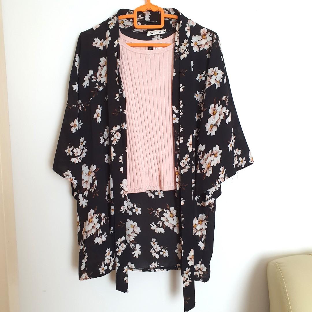Cherry Blossom Floral Kimono Jacket Yesstyle Korean