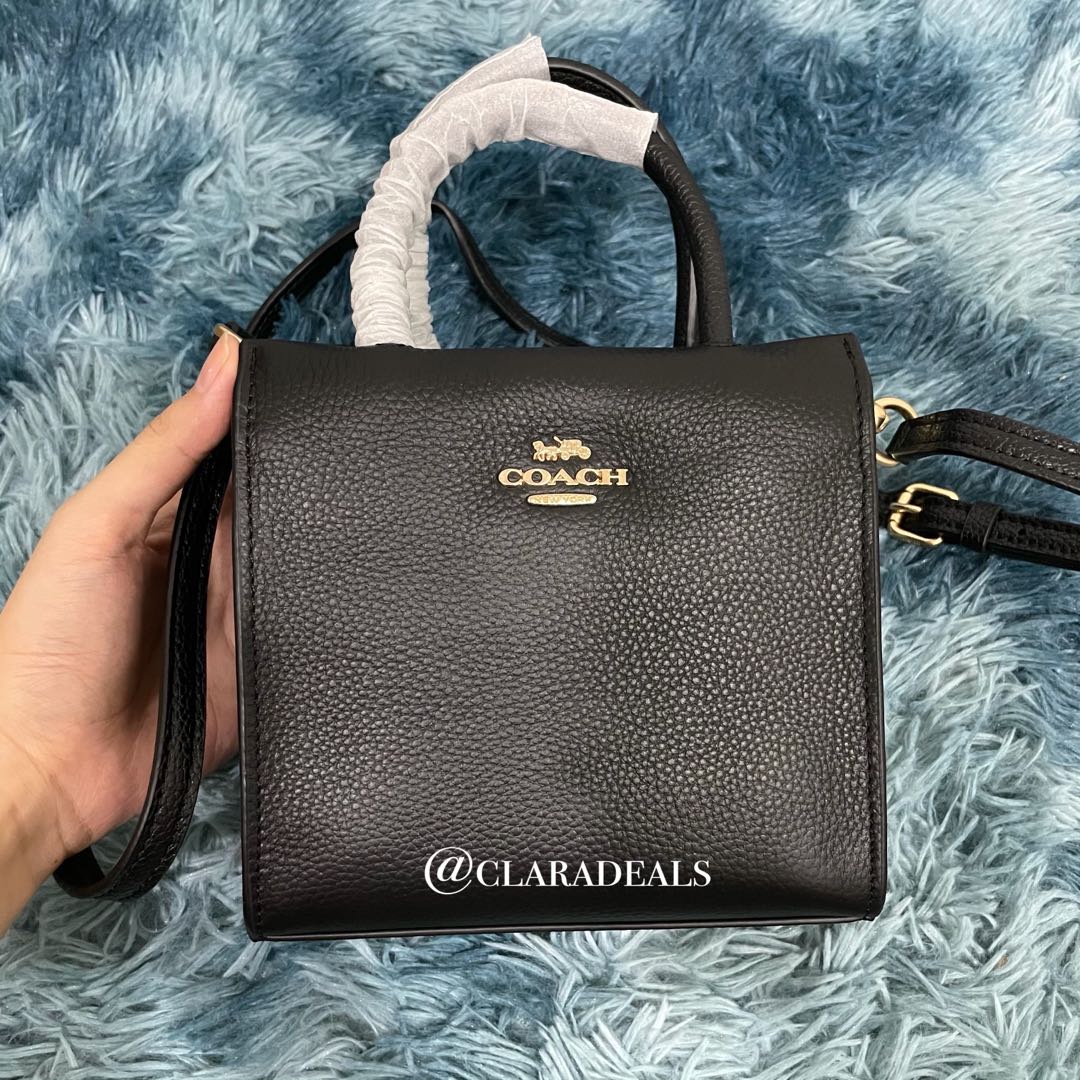 Coach Mini Bag in Black, Women's Fashion, Bags & Wallets, Purses & Pouches  on Carousell
