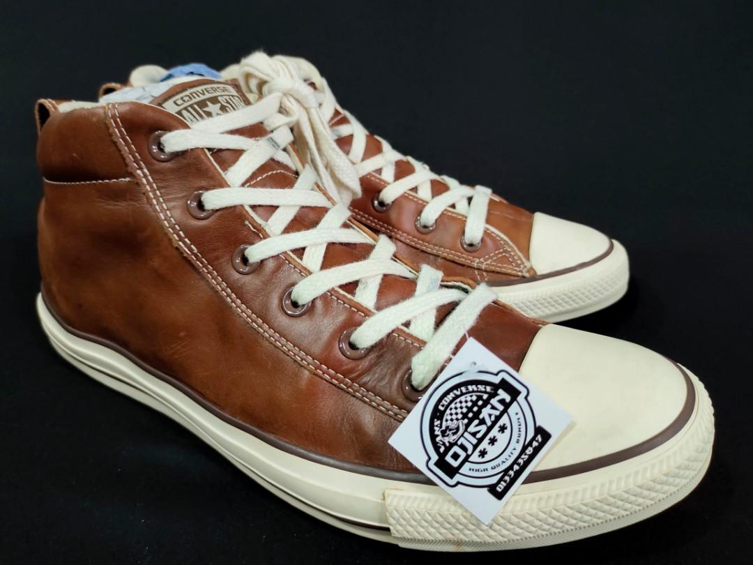Dainty mid leather converse sales