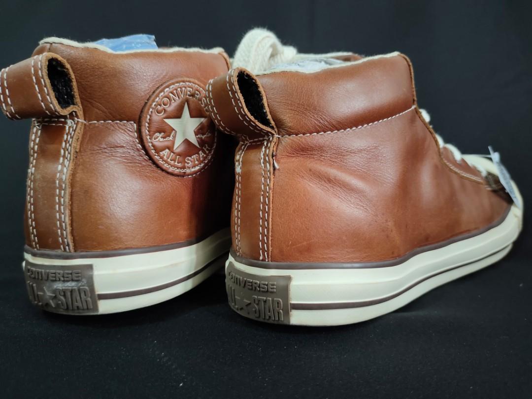 Converse CT Mid Cut Brown Leather