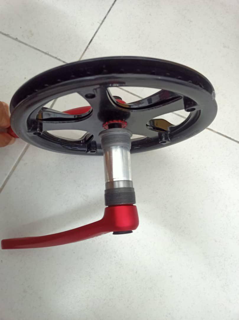 Crankset pacific 52t folding bike Sports Equipment Bicycles
