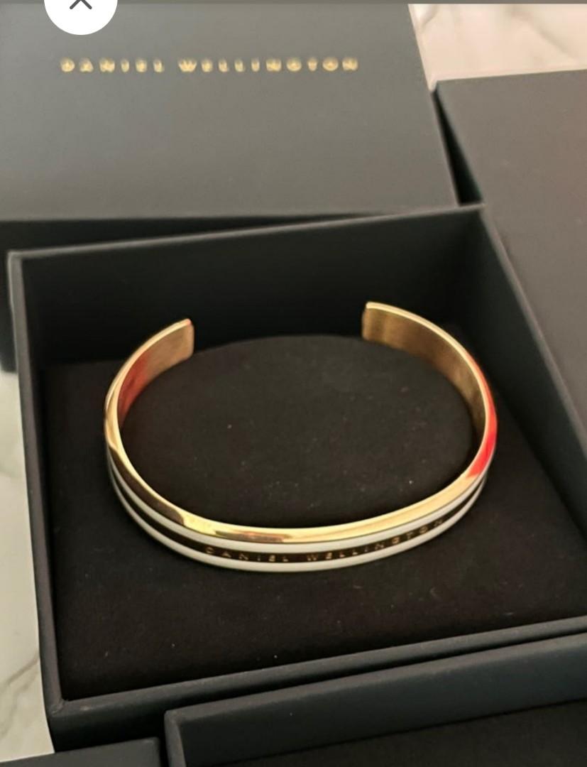 Authentic DW Daniel Wellington Emalie Satin White Bracelet Medium