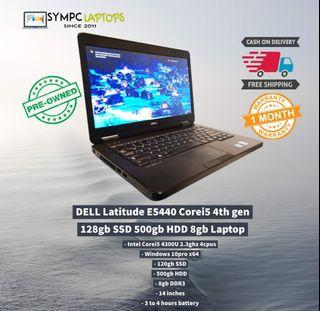 Dell Latitude E5440 Corei5 4thGeneration 120gb SSD 500gb hdd 8gb Laptop Dell Latitude E5440 Corei5 4thGeneration 120gb SSD 500gb hdd 8gb Laptop