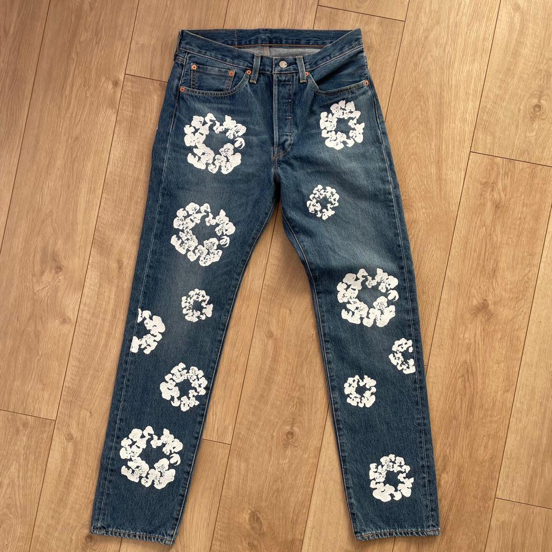 Denim Tears Dark Wash Jeans, 男裝, 褲 