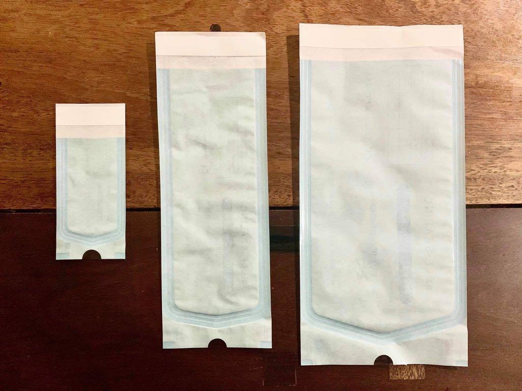Dental Sterilization / Autoclaveable Pouches (Category: Medical Supplies & Tools) located in Paranaque City. Submitted by petitecheri (Listing ID 1094965026, Image 1). Description: See pricelist in the photos SHIPPING VIA GOGO EXPRESS.
