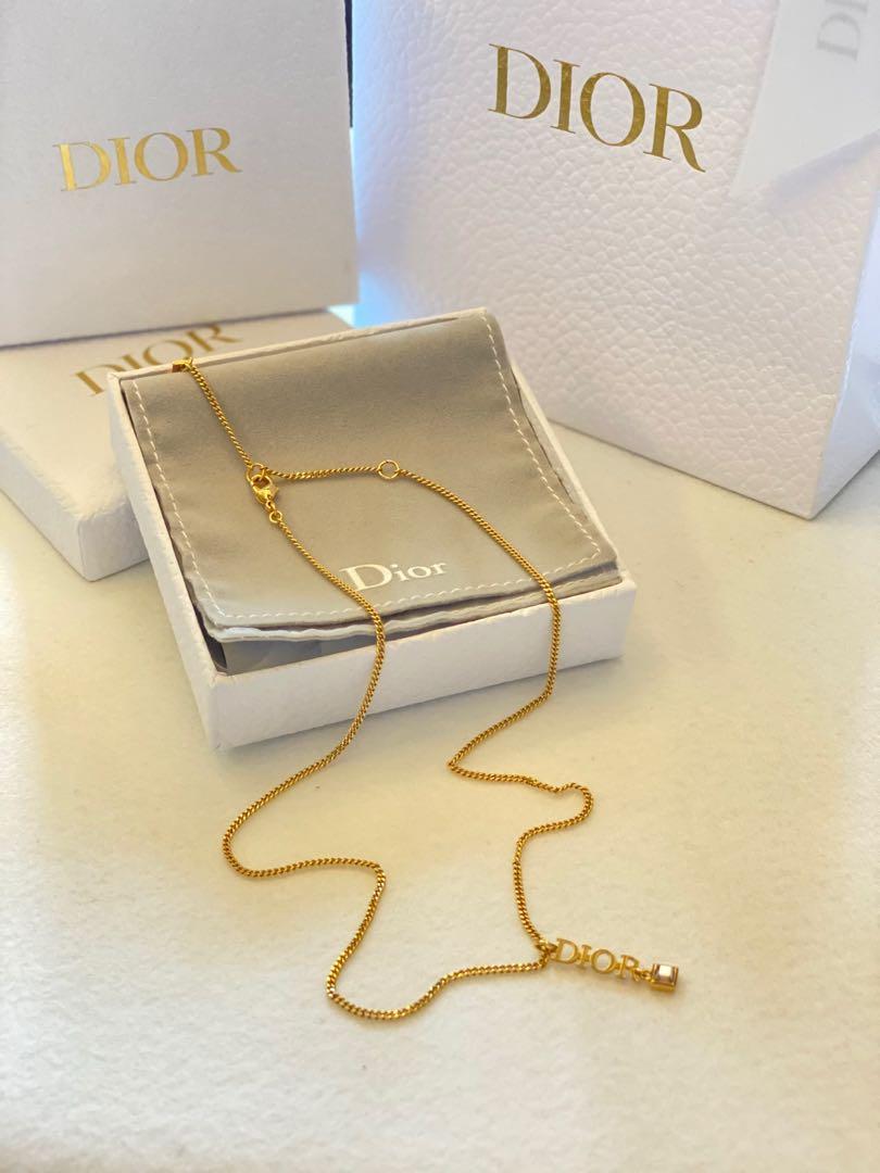 Christian Dior Gold Dio(r)evolution Chain Necklace – The Closet