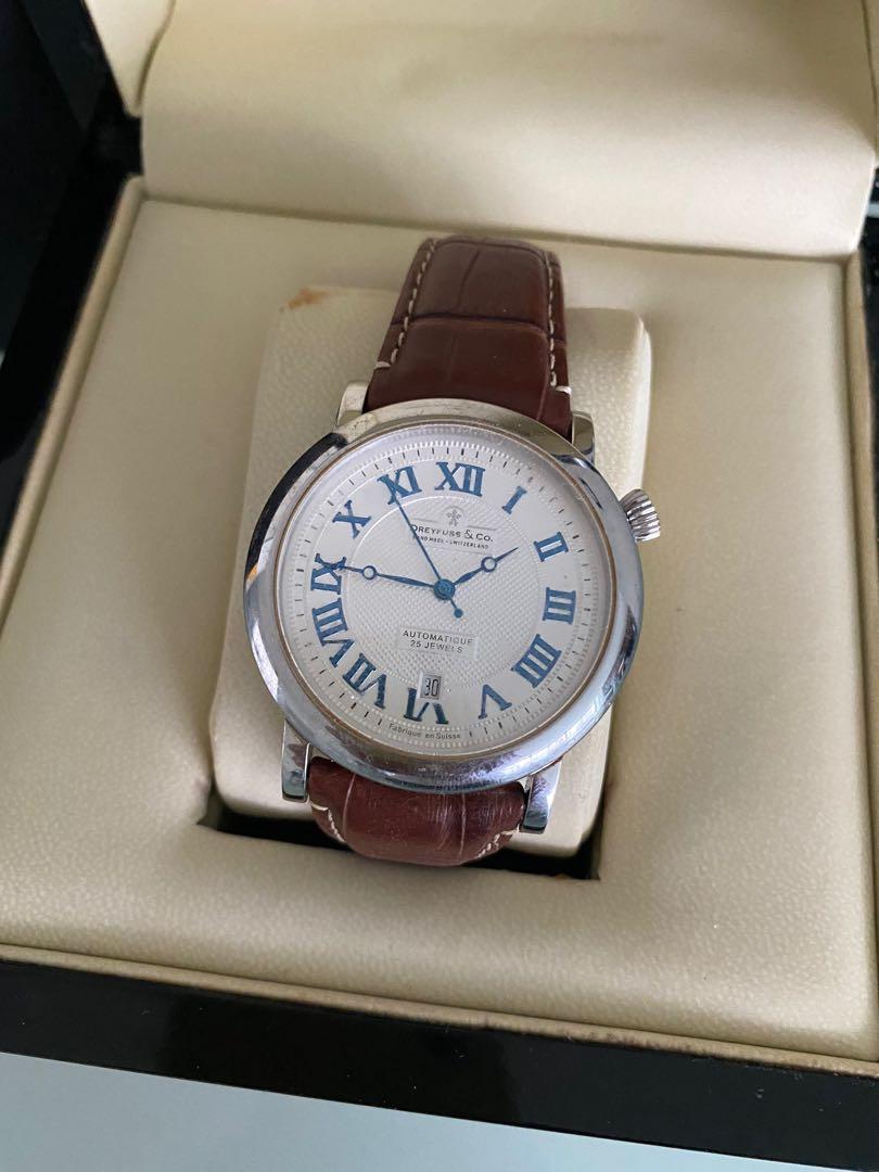 Mens dreyfuss watch outlet