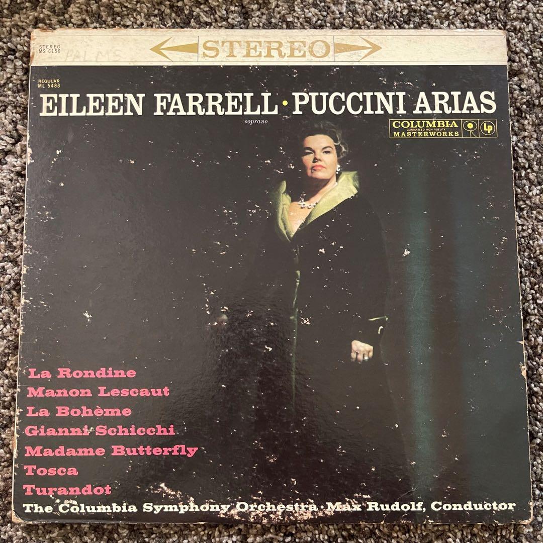 Hobbies　Media,　CDs　Eileen　Vinyl　LP　Farrell　on　Puccini　Toys,　DVDs　Arias　Piring　Music　Hitam,　Carousell