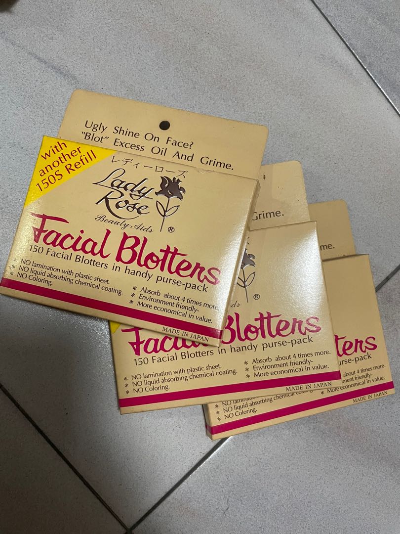 Facial Oil Blotter, Beauty & Personal Care, Face, Face Care on Carousell