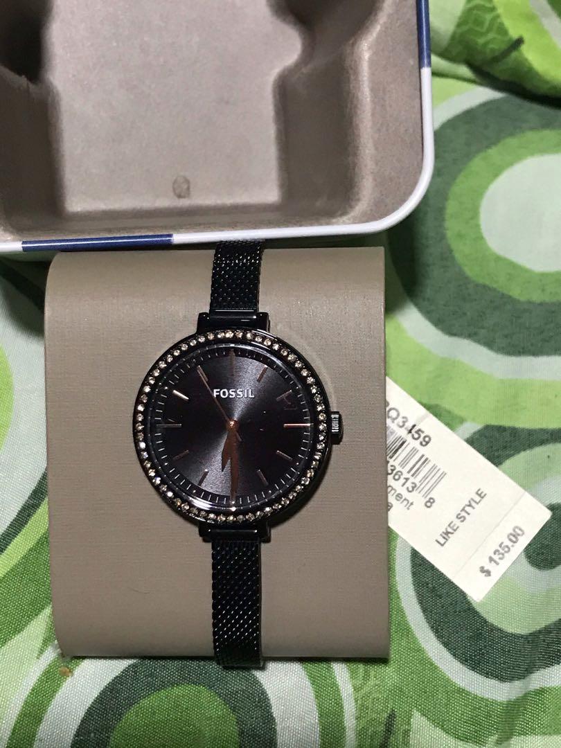 Fossil Watch Black