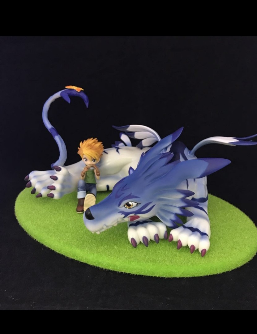 Digimon - Garurumon & Yamato, Hobbies & Toys, Toys & Games on Carousell