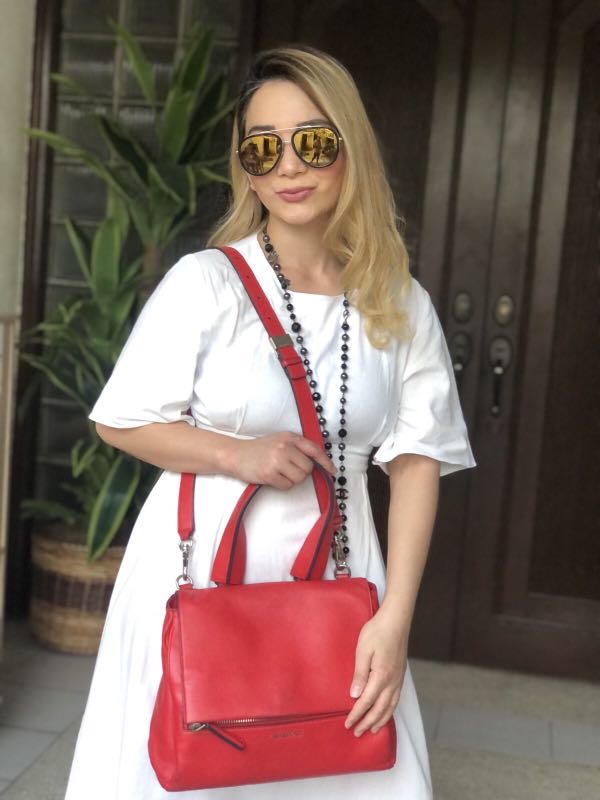 Givenchy Pandora Pure Small Red Calfskin. Luxury Bags Wallets