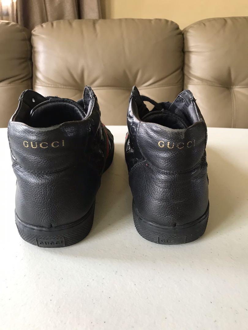 Gucci Midtop Sneaker Men s Fashion Footwear Sneakers on Carousell