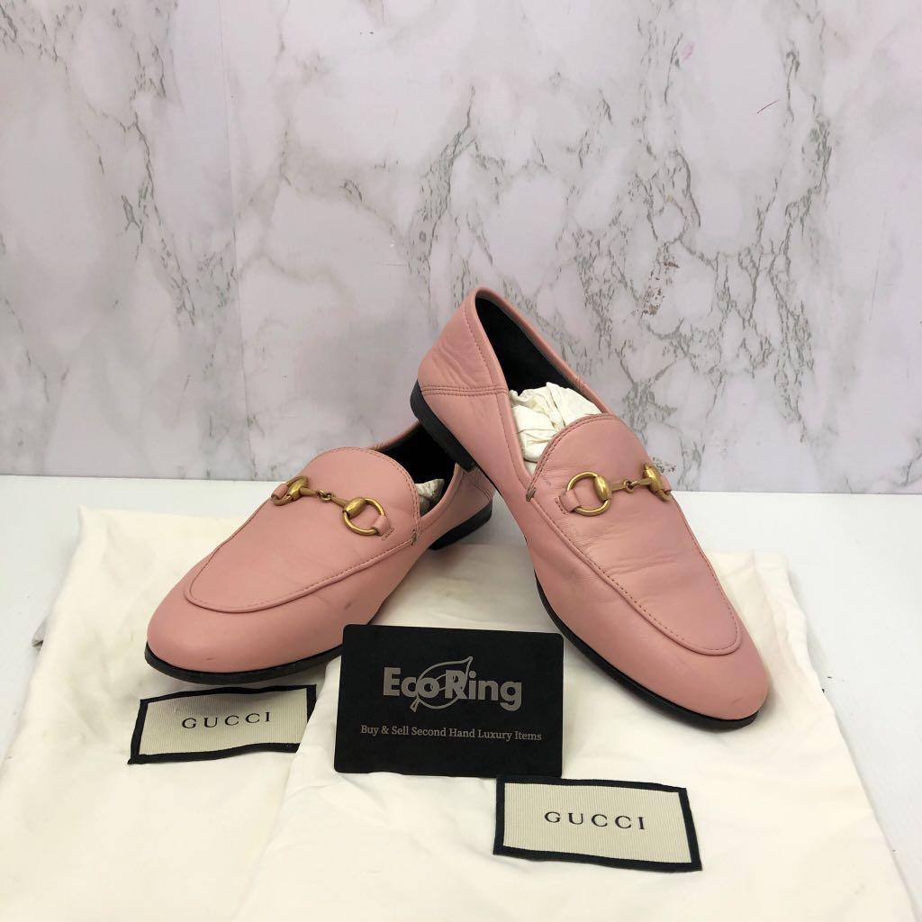 Gucci hot pink loafers sale