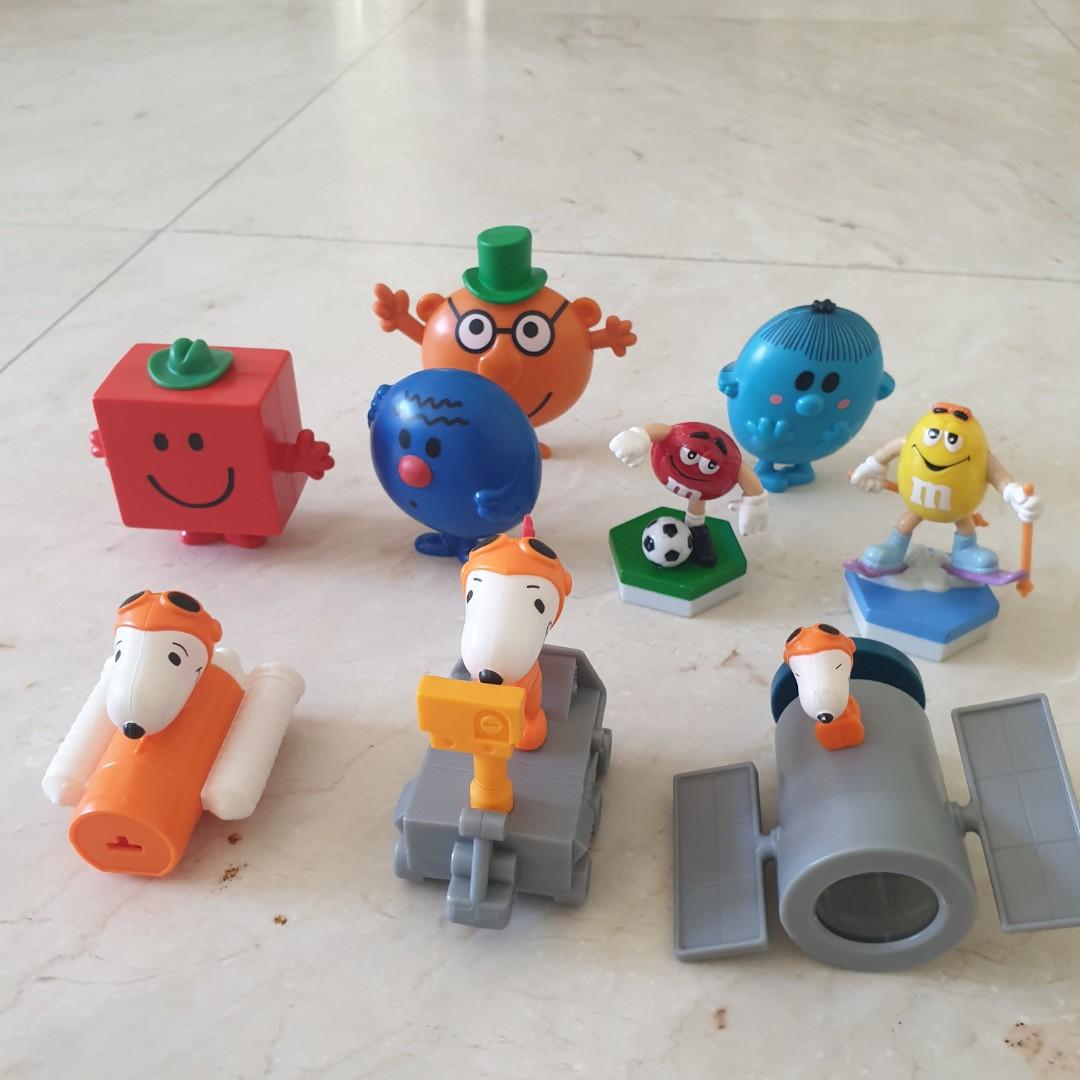 Happy meal toys snoopy nasa mr. Men little miss toys Hobbies