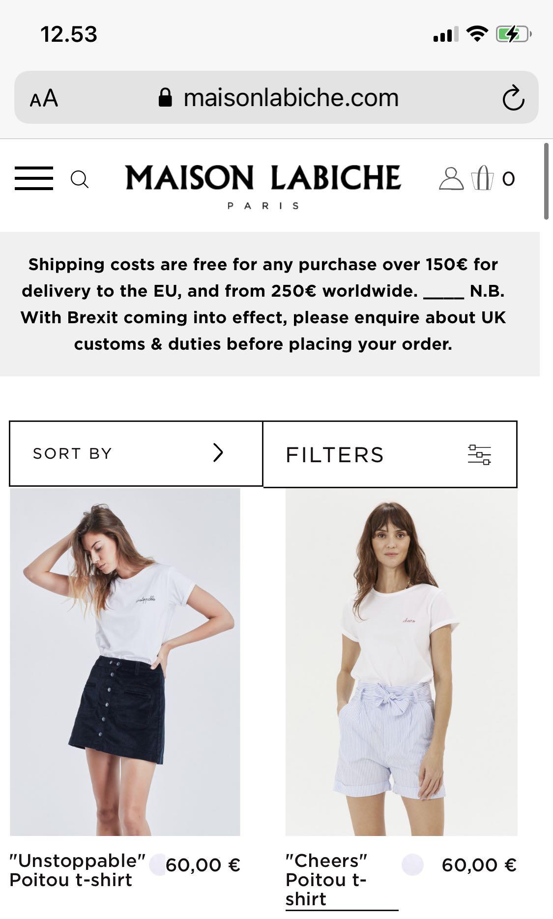 Harga Beli 1 1jt Maison Labiche Fesyen Wanita Pakaian Wanita Atasan Di Carousell