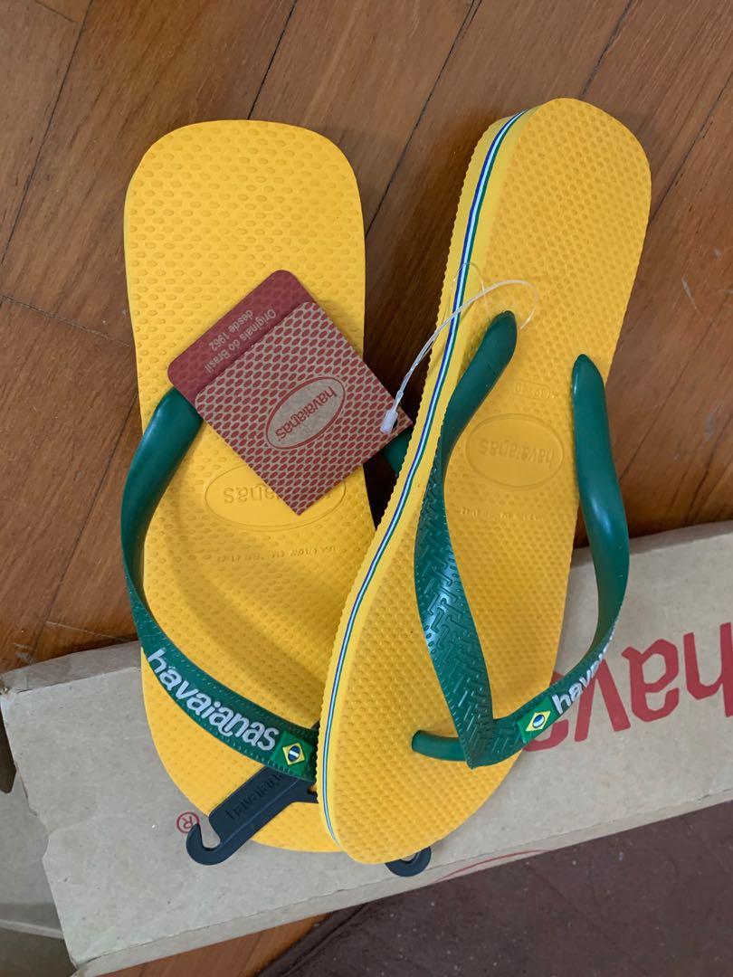 Havaianas Banana Yellow Men s Fashion Footwear Flipflops and Slides on Carousell