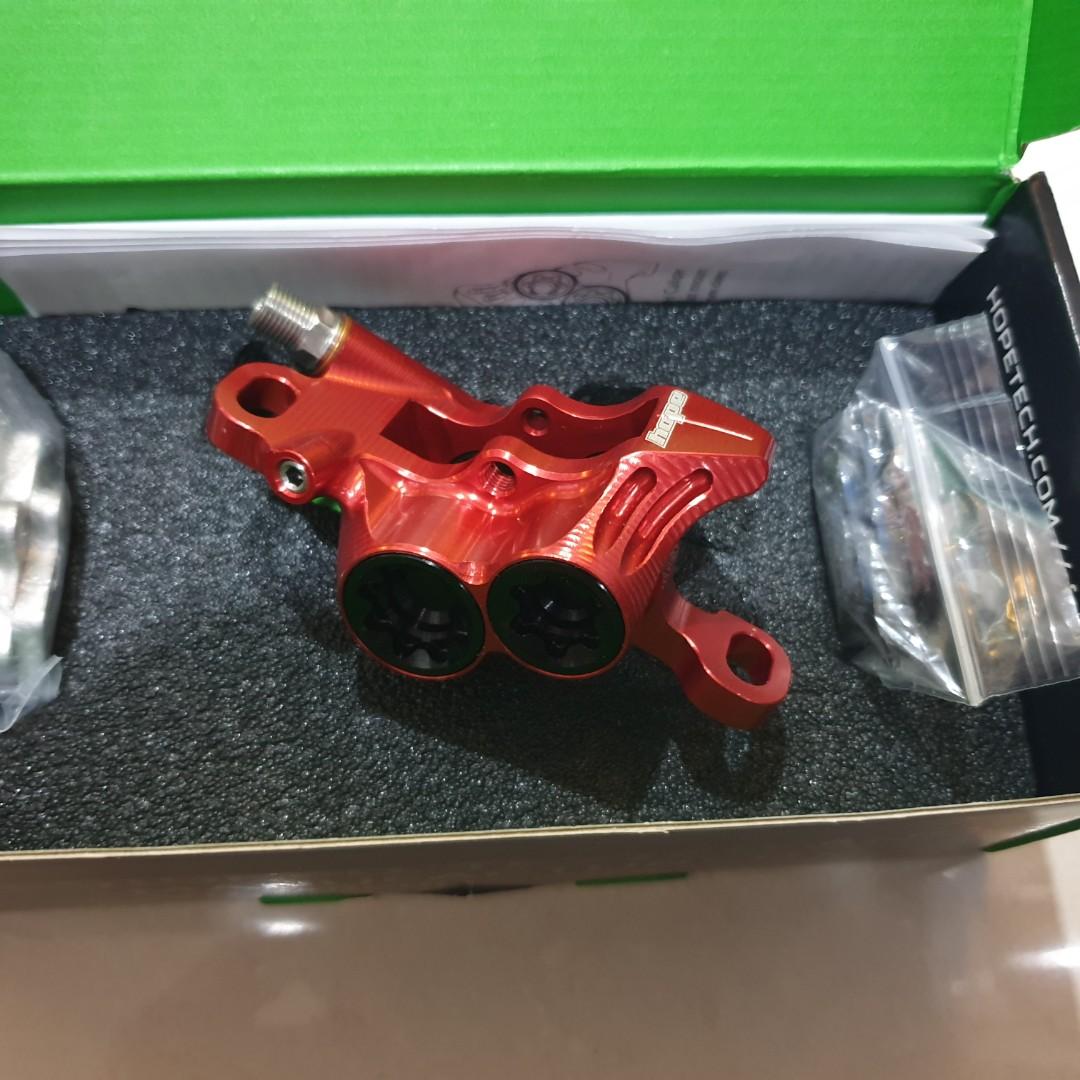 HOPE RX4 Shimano Post Mount Red Single