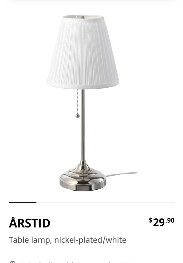 Ikea Bedside Table Lamp Need New, Lamp Shades For Table Lamps Ikea