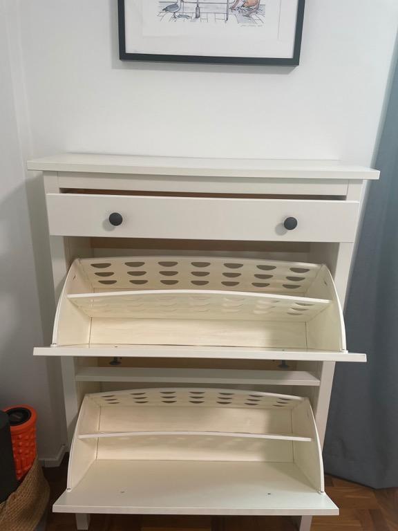Shoe Rack / Ikea Hemnes Shoe with 2 compartments, Furniture